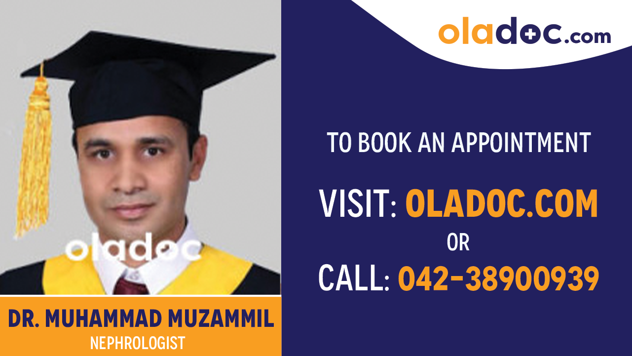 Book appointment with  Dr. Muhammad Muzammil-best  Nephrologist in Multan
